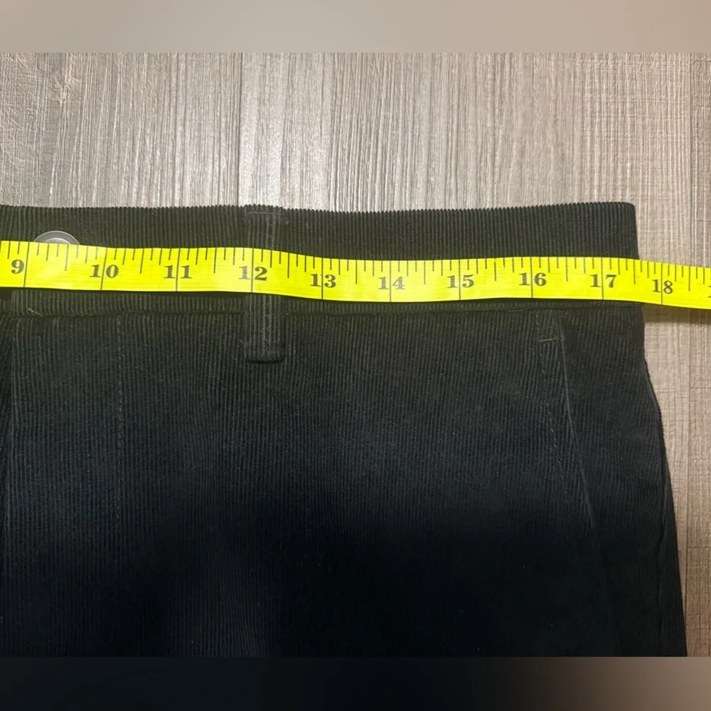 Kenneth Cole Men's Black Corduroy Pants 34x32
